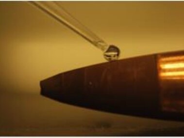 Superhydrophobic copper clad sniper bullet